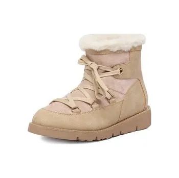 Dámská zimní obuv Sněhule DeeZee 17125-1-BEIGE PU Béžová 41