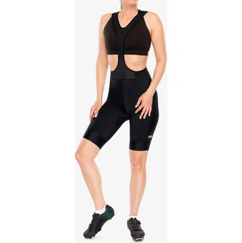 Cyklistické oblečení Cyklokraťasy dámské POC Cadence Bib Shorts - black