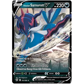 Sběratelská karetní hra Pokémon TCG Hisuian Samurott V 101/189