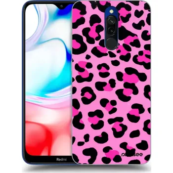 Pouzdro na mobilní telefon Picasee silikonový průhledný obal pro Xiaomi Redmi 8 - Pink Tiger