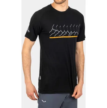 Pánské tričko Merino tričko Sensor Merino Air PT Tee SS - black