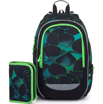 Školní batoh Malý set do školy Topgal CODA, se zelenými prvky