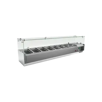 REDFOX Vitrína chladicí pultová 7x GN 1/4 | REDFOX - MCH 4160