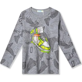 Chlapecké tričko Chlapecké tričko - KUGO HC9310, šedá Barva: Šedá, Velikost: 122