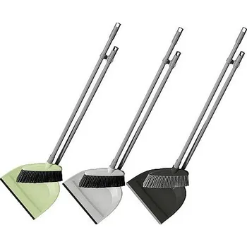 Drogerie YORK Lopatka se smetáčkem YORK, dlouhá rukojeť, gumový okraj