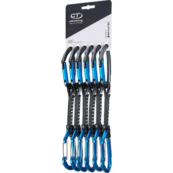 smyčka Lezecké expresky Climbing Technology/SKYLOTEC Lime B Set M-DY 12 cm 6-pack - anthracite/blue