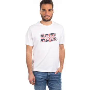 Pepe Jeans Pánské tričko CLAG Barva: bílá, Velikost: XL