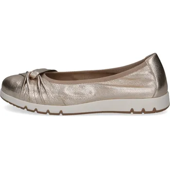 Dámská obuv Dámská kožená balerína 9-22163-42-959 Caprice platinová metalická Barva: platin metal., Velikost: 42