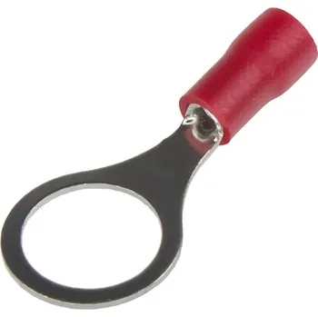 ISO konektor Kabelové očko M10 červené, 100 ks - 4002001