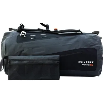 Sportovní taška ZULUPACK Voděodolná cestovní taška - Rackham 80L - IP66 80 LITRŮ ČERNÁ