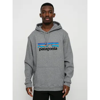 Pánské oblečení Patagonia Logo Uprisal HD (gravel heather) L, šedá