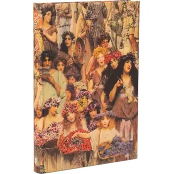 Zápisník PAPERBLANKS zápisník Lawrence Alma-Tadema Spring midi linkovaný