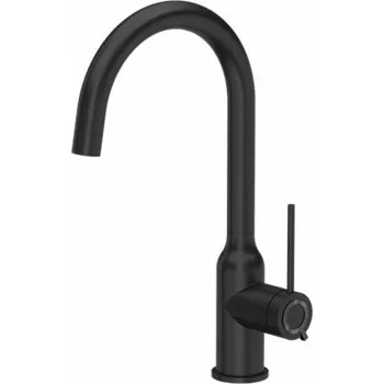 Vodovodní baterie Kuchyňská baterie Quadron Ingrid Q Line SteelQ stojící černá (84818011)