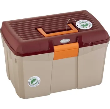 Čištění pro koně Box na čištění HIPPOTONIC Limited Edition Vínová/béžová
