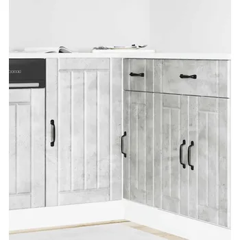 Kuchyňská skříňka Spodní kuchyňská skříňka "Lucca" betonově šedá kompozitní dřevo