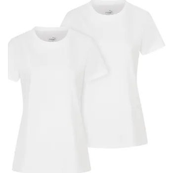 Kalhotky Balení 2 ks dámských triček PUMA Base White 2-pack XS