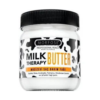 Vlasová regenerace Morfose Milk Therapy Butter hloubkově vyživující máslo na vlasy 200 ml