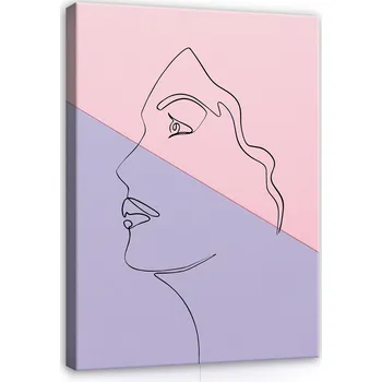 Obraz Postershop Obraz na plátne: Line Art - Woman - 100x75 cm