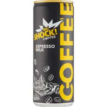 Káva Big Shock cofee espresso milk 0,25 l