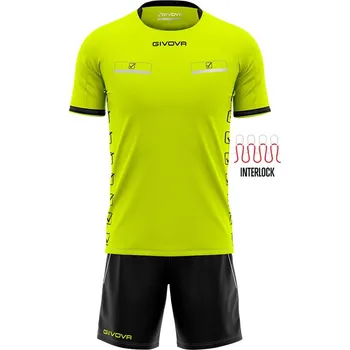 Set pro rozhodčí GIVOVA Kit Flag Yellow-Black M