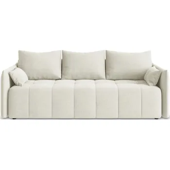 Pohovka Béžová rozkládací/s úložným prostorem pohovka 225 cm Moku – Makamii ID_1807198