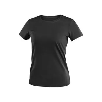Dámské tričko Tričko CXS MOVADO, funkční, krátký rukáv, dámské, černé, vel. 2XL