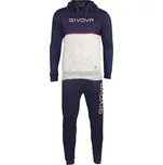 Sportovní souprava Givova Italia Blue-Grigio-Lgrey 2XL