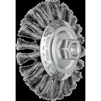 Brusný kotouč Pferd 43315011 | Kuželový kartáč střídavě spletený POS KBG 11515/M14 CT ST 0,50