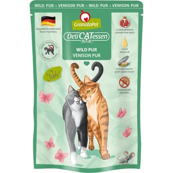 Krmivo pro kočku GRANATAPET DeliCATessen Venison - mokré krmivo pro kočky - 85g