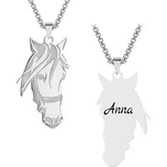 Přívěsek s řetízkem z chirurgické oceli Kůň Deluxe