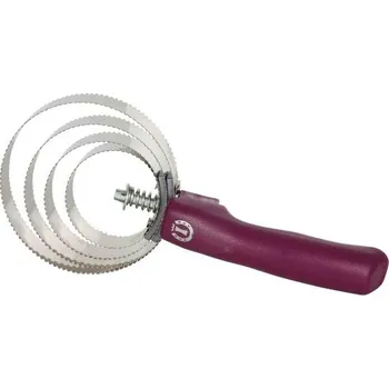 Čištění pro koně Kovové hřbílko IRH Dark Flower