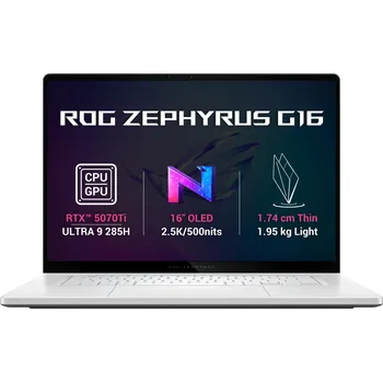 Notebook ASUS ROG Zephyrus G16 (GU605CR-NEBULA169X)