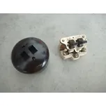 SEZ Starý bakelitový vypínač spínač na omítku otočný spínací Varianta: C5 31015 č.5