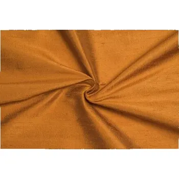 Hedvábný dupion, oranžový, sartor.cz