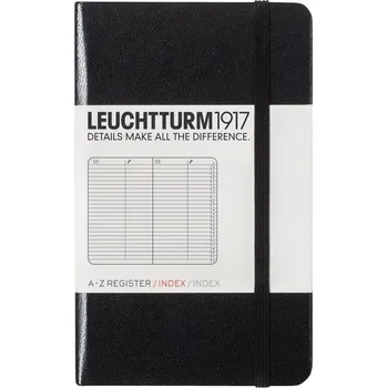 Diář Leuchtturm 1917, Adresář Leuchtturm 1917 A6, černý - Formadore