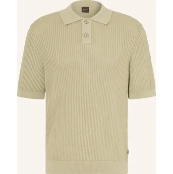 Pánská košile Boss Pánská Úpletová Polokošile Akoppo Regular Fit, světle...