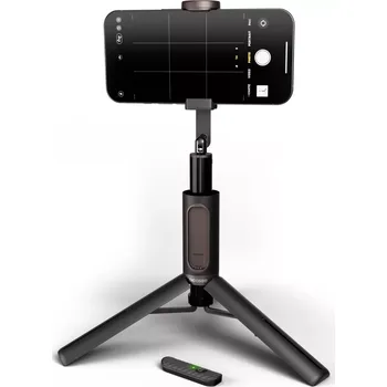 Selfie tyč Picasee Tripod Selfie Stick - Černá