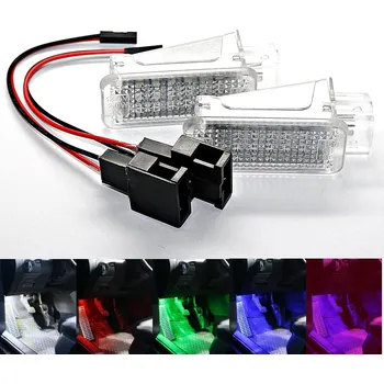 Osvětlení interiéru vozidel LED Moduly pro Osvětlení Prostoru pro Nohy – Bílá Barva (2 kusy)