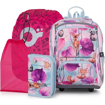 Školní batoh Velký set do školy Topgal BEBE, Lesní zvířátka