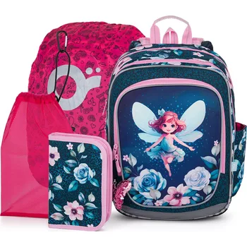 Školní batoh Velký set do školy Topgal ENDY, s vílou