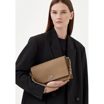 Kabelka Kabelka Calvin Klein Ck Elongated Shoulder Bag_Mono K60K613139 Béžová OS