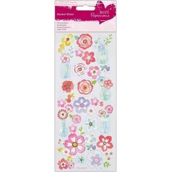 samolepka Samolepky dekorační Papermania - Flowers Jars