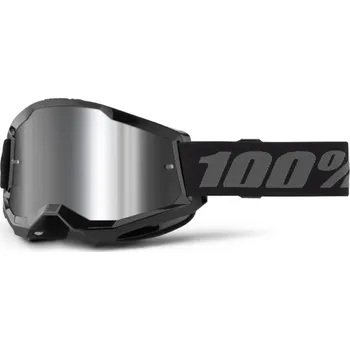 Sluneční brýle 100% Motokrosové brýle Strata 2 New Mirror (Barva: Červená, červené plexi)