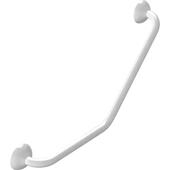 Madlo do koupelny Spirella madlo do koupelny ECO, úhlové, bílé, ocel, 71 cm