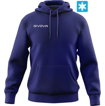 Pánská mikina Bavlněná mikina GIVOVA Hoodie Blue S