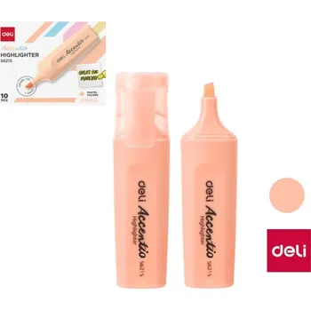 Zvýrazňovač Zvýrazňovač DELI ES621S pastel oranžový