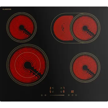 Varná deska Klarstein Victoria 60cm Sklokeramická varná deska 4 Varné zóny Černá (10047404)