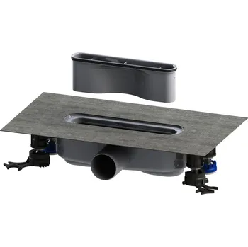 Sprchová vanička Kaldewei FlowDrain - Odtoková souprava pro sprchové žlaby, vodorovná, standardní 687744800000