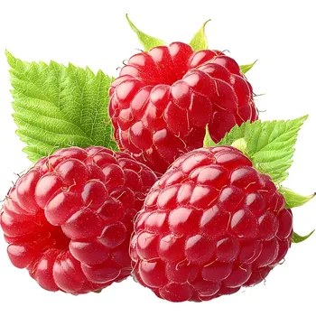 Samolepící dekorace UV samolepka maliny 7x6 cm (UV samolepka se zeleninou a ovocem)