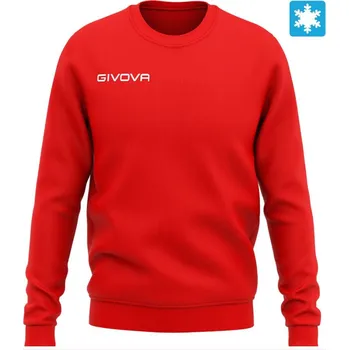 pracovní mikina Mikina Givova Sweatshirt Felpa red L